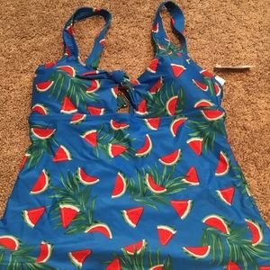 NWT!! Old navy watermelon tankini